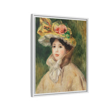 Mujer con Capeline (Femme à la capeline) (principios de la década de 1890) de Pierre-Auguste Renoir