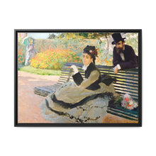 Camille Monet (1847–1879) on a Garden Bench (1873) by Claude Monet - NOMADEN ART GALLERY