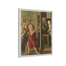 Panel of an Altarpiece with Dispute with the Doctors, on verso is Appearance of Christ to his Mother (c. 1520 - c. 1535) by Master of Alkmaar