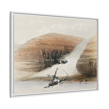 Excavated temples of Aboosimble (Abu Sunbul) Nubia illustration by David Roberts (1796–1864)