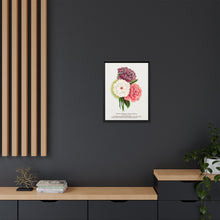 Double Althea in 3 colors lithograph. Digitally enhanced from our own original 1900 edition plates of Botanical Specimen published by Rochester Lithographing