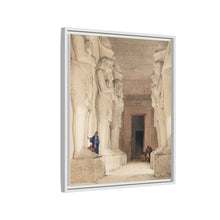 Excavated Temple of Gyrshe (Gerf Hussein) Nubia illustration by David Roberts (1796–1864)