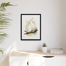 Goffin's Cockatoo (Cacatua goffiniana) colored wood-engraved plate by Alexander Francis Lydon.