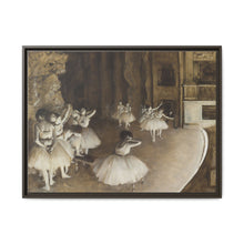 Ballet Rehearsal on Stage (1874) by Edgar Degas - NOMADEN ART GALLERY
