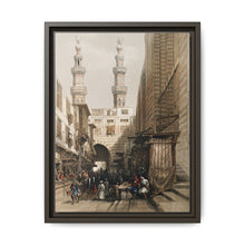 Minarets and grand entrance of the Metwaleys at Cairo illustration by David Roberts (1796–1864) - NOMADEN ART GALLERY