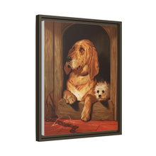 Dignity and Impudence by Sir Edwin Landseer (1877), Landseer’s dog painting of a bloodhound and a terrier - NOMADEN ART GALLERY