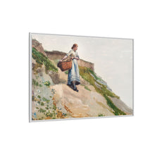 Girl Carrying a Basket (1882) by Winslow Homer