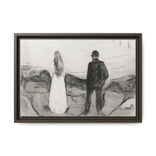 Two Human Beings. The Lonely Ones (1894) by Edvard Munch - NOMADEN ART GALLERY
