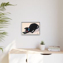 Black Cat Hissing 20th century print in high resolution by Hiroaki Takahashi
