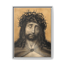 Christ as the Man of Sorrows. Colour lithograph by N.J. Strixner, 1818, after Q. Matsys. - NOMADEN ART GALLERY