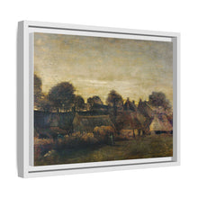 Farming Village at Twilight (1884) by Vincent Van Gogh. Original from The Rijksmuseum. - NOMADEN ART GALLERY