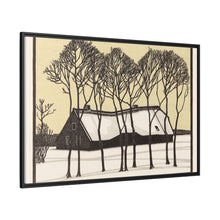 Farm in the snow (1918) by Julie de Graag