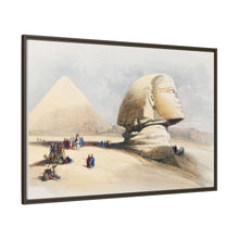 The Great Sphinx Pyramids of Gezeeh illustration bby David Roberts (1796–1864)
