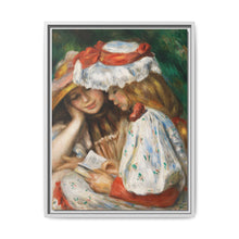Two Girls Reading (c. 1890–1891) by Pierre-Auguste Renoir - NOMADEN ART GALLERY