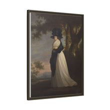 Portrait of a Lady Wearing an Elaborate Hat (1785-90) by British