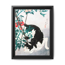 Cat with Tomato Plant (1931) print in high resolution by Hiroaki Takahashi - NOMADEN ART GALLERY
