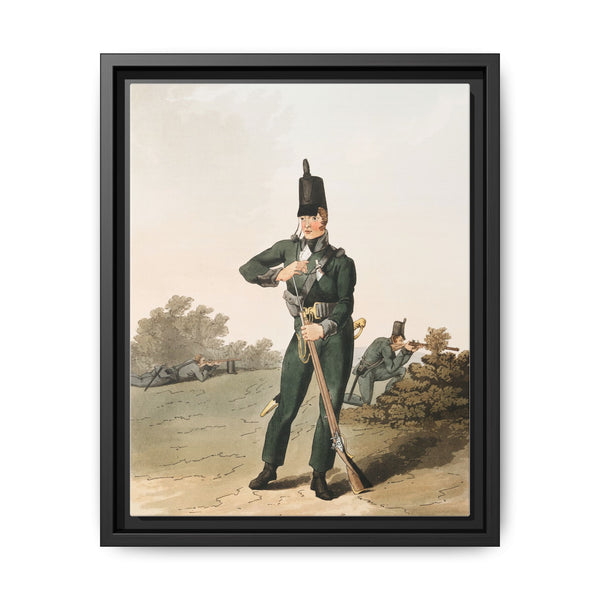 Illustration of North York militia from The Costume of Yorkshire (1814) by George Walker