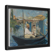 Monet en su barca (c. 1874) de Edouard Manet