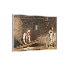 Illustration of line swinglers from The Costume of Yorkshire (1814) by George Walker