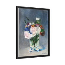 Flores en un jarrón de cristal (c.1882) de Edouard Manet.