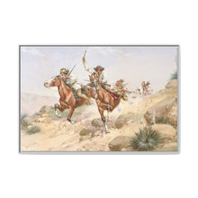 Apache Indians on Horseback by Herman Wendelborg Hansen - NOMADEN ART GALLERY