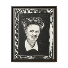 August Strindberg (1896) by Edvard Munch - NOMADEN ART GALLERY
