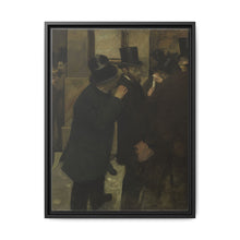 Portraits at the Stock Exchange (1878-1879) by Edgar Degas - NOMADEN ART GALLERY