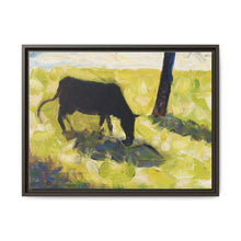 Black Cow in a Meadow (ca. 1881) by Georges Seurat - NOMADEN ART GALLERY