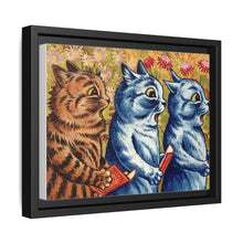 Three cats singing. Gouache by Louis Wain, 1925/1939
