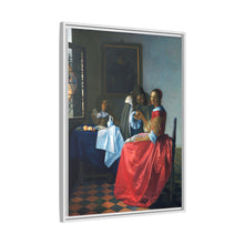 La joven con copa de vino de Johannes Vermeer (ca. 1658-1662)