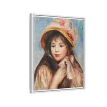 Mädchen mit rosa Haube (Jeune fille au chapeau rose) (1894) von Pierre-Auguste Renoir
