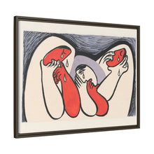 Crying women (1938), abstract painting by Mikulas Galanda
