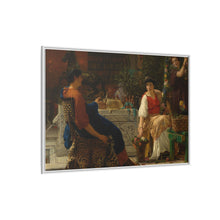 Preparations for the Festivities (The Floral Wreath) (1866) by Sir Lawrence Alma Tadema