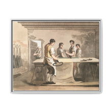 Illustration of the cloth dresser from The Costume of Yorkshire (1814) by George Walker - NOMADEN ART GALLERY