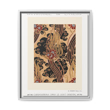 Flower pattern Art Deco stencil print in oriental style. Original from our own 1914 edition of Samarkande - NOMADEN ART GALLERY