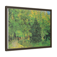 Vincent van Gogh's Path in the Park of Arles with Walkers (1888) - NOMADEN ART GALLERY