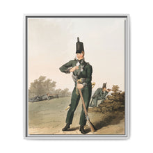 Illustration of North York militia from The Costume of Yorkshire (1814) by George Walker - NOMADEN ART GALLERY