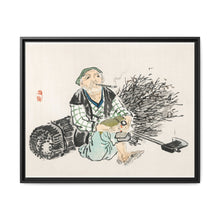 Smoking farmer with branches by Kōno Bairei (1844-1895) - NOMADEN ART GALLERY
