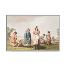 Illustration of riding the stang from The Costume of Yorkshire (1814) by George Walker - NOMADEN ART GALLERY