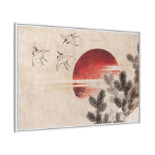 Katsushika Hokusai's birds and sunset, from Album of Sketches (1814) - NOMADEN ART GALLERY