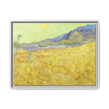 Van Gogh's Wheatfield with a reaper (1889) - NOMADEN ART GALLERY