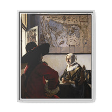 Johannes Vermeer’s Officer and Laughing Girl (ca. 1657) - NOMADEN ART GALLERY