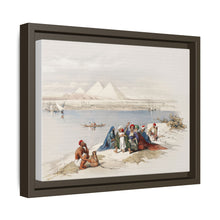 Pyramids of Gezeeh (Giza) from the Nile illustration by David Roberts (1796–1864)