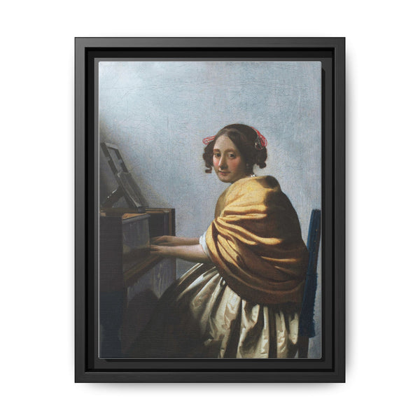 Johannes Vermeer’s A young Woman seated at the Virginals (ca. 1670–1672) - NOMADEN ART GALLERY