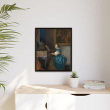 La joven sentada ante un virginal, de Johannes Vermeer (ca. 1670-1672) 