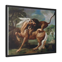 A Lion Attacking a Horse (1762) by George Stubbs.