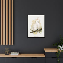 Goffin's Cockatoo (Cacatua goffiniana) colored wood-engraved plate by Alexander Francis Lydon.