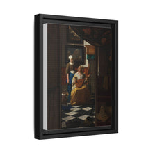 The Love Letter (ca. 1669 –1670) by Johannes Vermeer - NOMADEN ART GALLERY