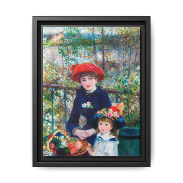 Two Sisters (On the Terrace) (1881) by Pierre-Auguste Renoir - NOMADEN ART GALLERY