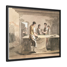 Illustration of the cloth dresser from The Costume of Yorkshire (1814) by George Walker
